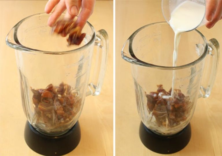 طريقة عمل ميلك شيك التمر ميلك شيك التمر