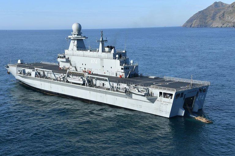 المناورة البحرية للانزال البحري طوفان 2018  مناورات طوفان 2018 العسكرية في الجزائر