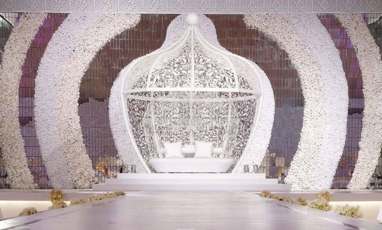 الكوشة التفاصيل مهمة خلال حفل الزفاف