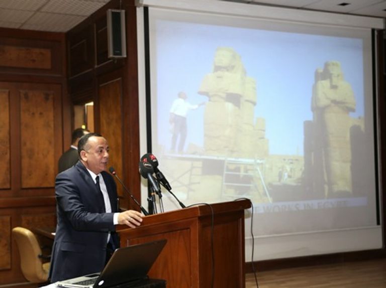 من فعاليات الملتقى الثالث للبعثات الأثرية في مصر