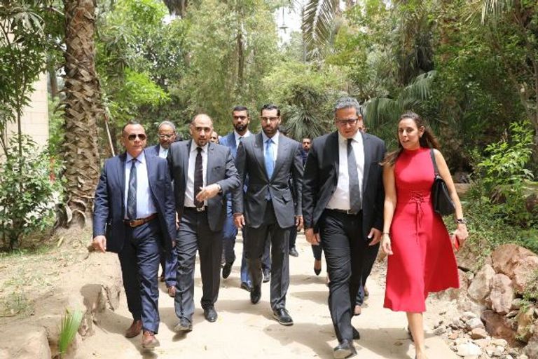 وزير الآثار المصري يلتقي وفد "أبوظبي للسياحة والثقافة"