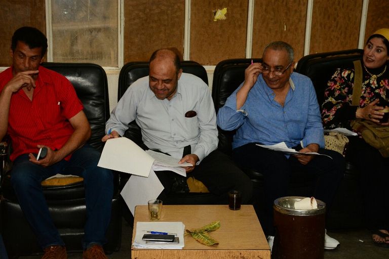 جمال سليمان ومنة فضالي خلال تسجيل "لست وحدك"