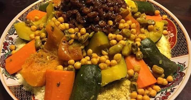 طبق الكسكسي طبق الكسكسي على الطريقة الجزائرية