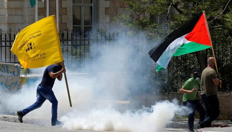 مظاهرات فلسطينيين ضد قوات الاحتلال - أرشيفية