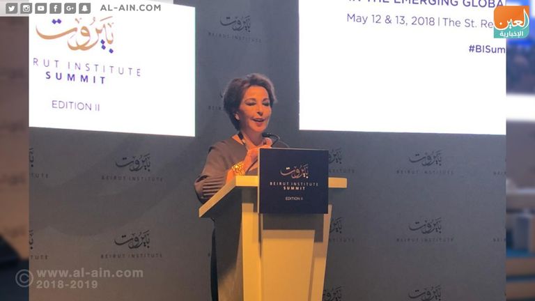 جانب من فعاليات قمة "بيروت إنستيتيوت" في أبوظبي