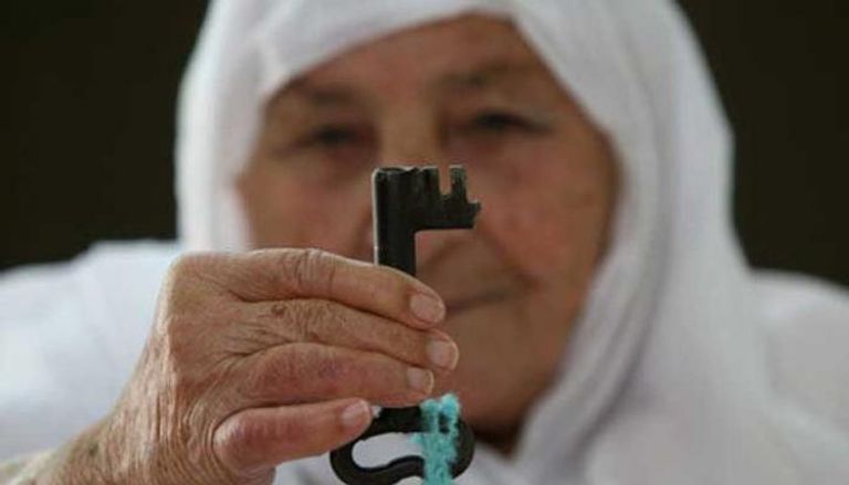 المفتاح رمز  التمسك بحق العودة لدى الفلسطينيين 