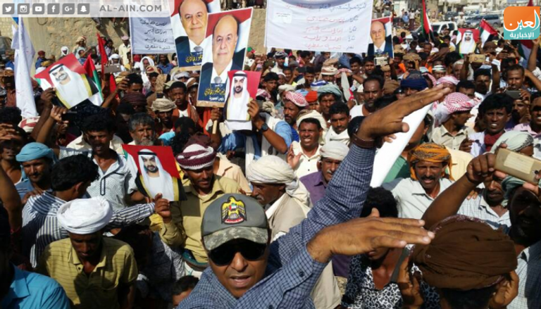 مسيرة حاشدة في محافظة سقطرى اليمنية تقديرا للدور الإماراتي