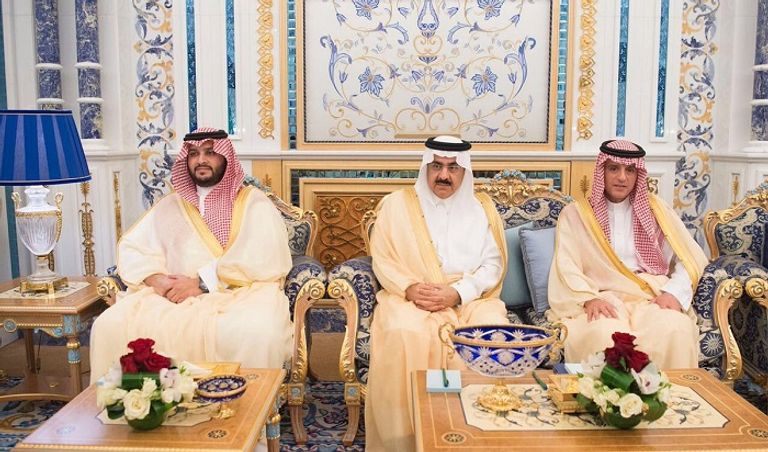 وزير الخارجية الكويتي يسلم الملك سلمان رسالة من الشيخ صباح الأحمد