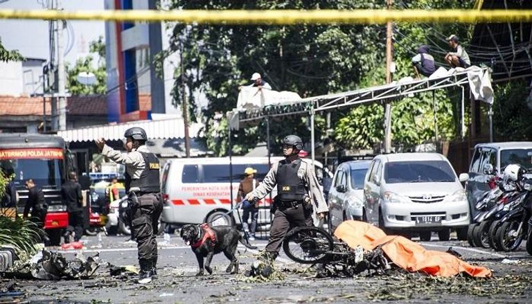 تفجير إرهابي في إندونيسيا - أرشيفية