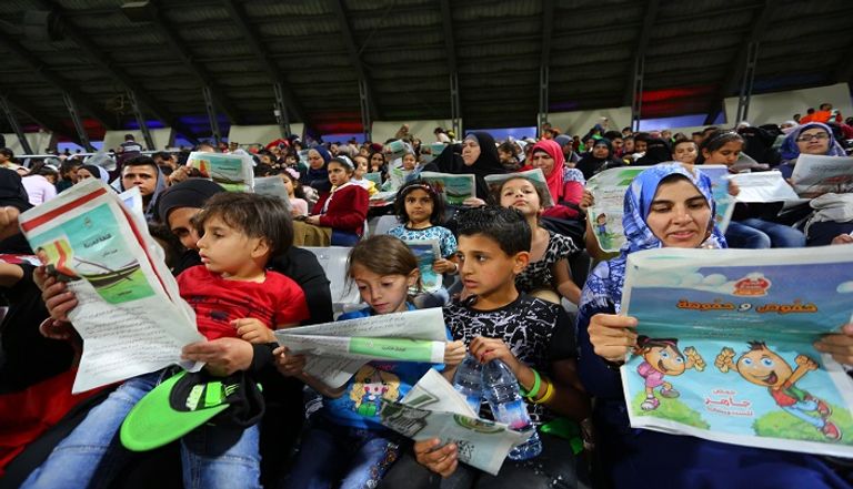 مدرسة أردنية تنظم أكبر حصة دراسية في العالم