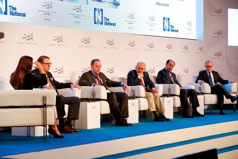 قضايا متعددة ومهمة في قمة "بيروت إنستيتيوت" بأبوظبي جانب من جلسات ختام قمة "بيروت إنستيتيوت" بأبوظبي