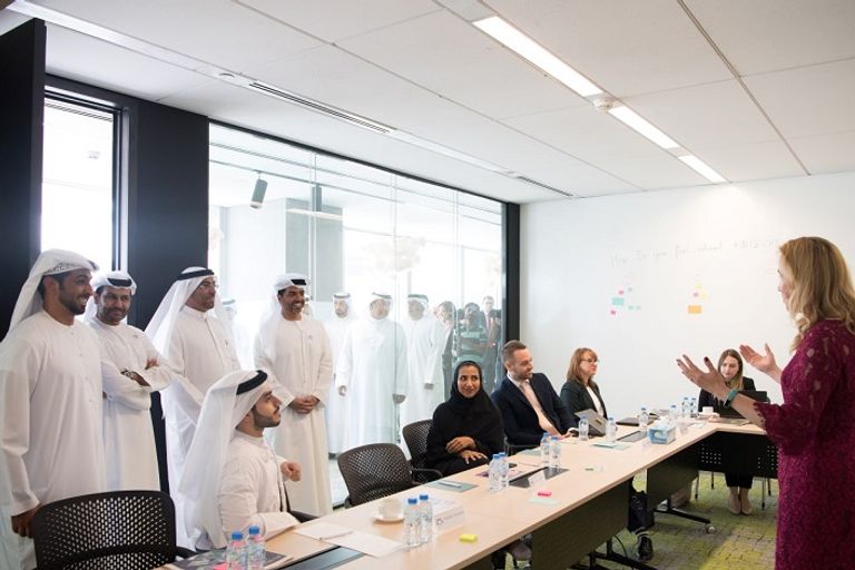 الشيخ حامد بن زايد آل نهيان يشهد حفل افتتاح أكاديمية سوق أبوظبي