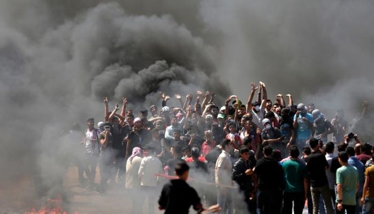 احتجاجات الفلسطينيين على نقل السفارة الأمريكية للقدس