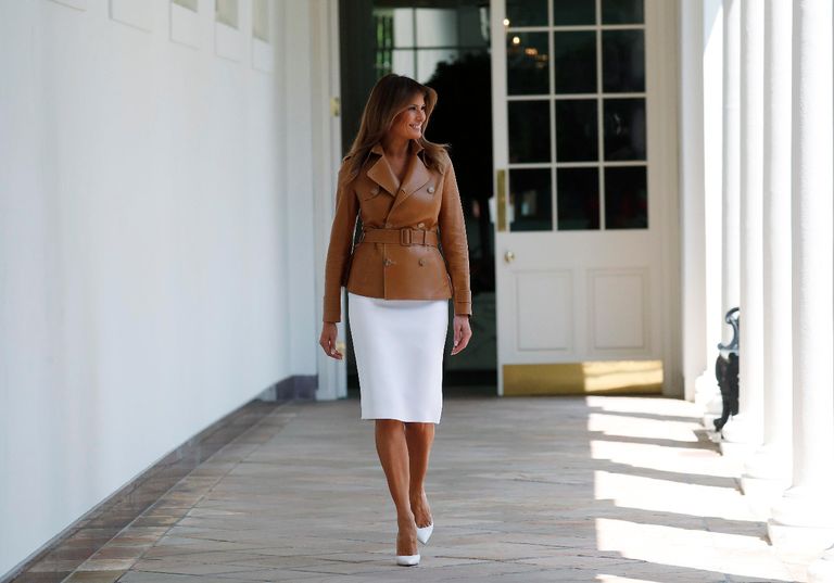 ترامب يزور ميلانيا في المستشفى بعد جراحة في الكلى