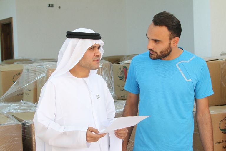 طرود الخير من مؤسسة خليفة بن زايد آل نهيان للأعمال الإنسانية