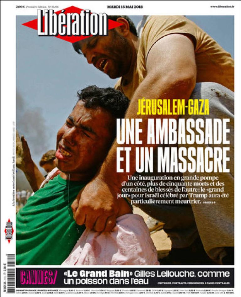 عناوين الصحف العالمية تندد بمجزرة غزة