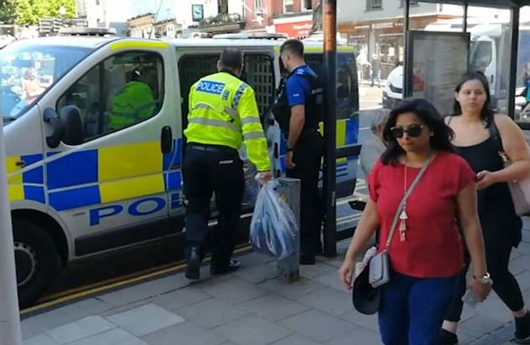 الشرطة ترفع ممتلكات المشردين في وندسور