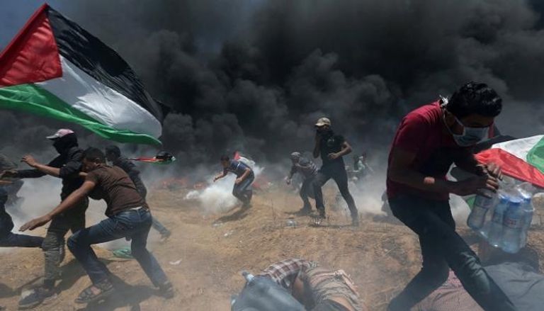 جانب من عنف الاحتلال تجاه الفلسطينيين في قطاع غزة