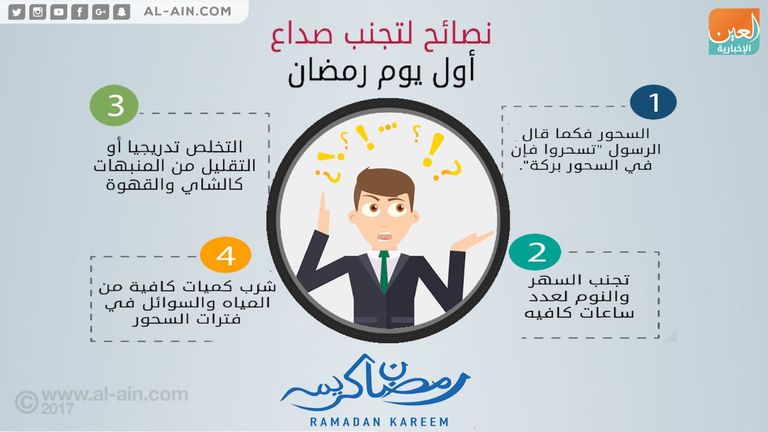 النوم الكافي يقاوم الصداع في رمضان