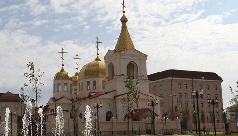 إحدى الكنائس بالعاصمة الشيشانية غروزني