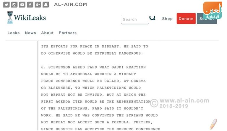 وثائق تنشر لأول مرة..كيف دافع الملك فهد عن القدس وفلسطين