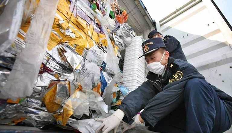 فرز القمامة في الصين