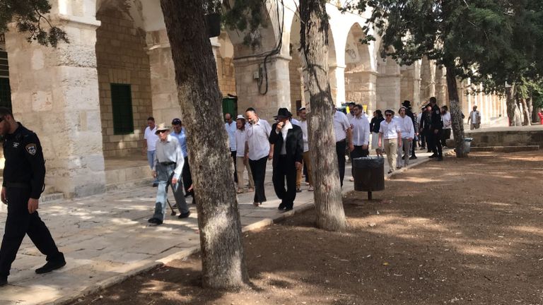 الاقتحامات للمسجد الأقصى اليوم 