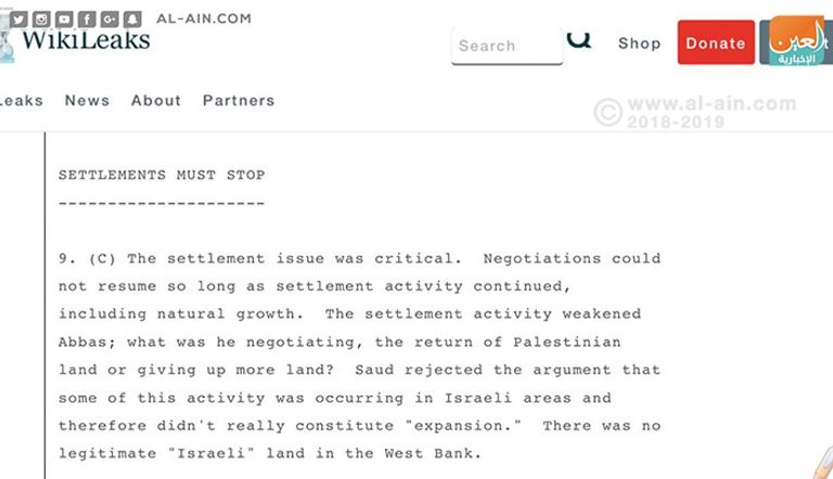 برقيات أمريكية: هكذا سعى الملك عبد الله لإنهاء الاحتلال الإسرائيلي