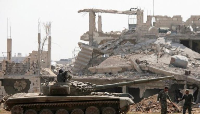 قوات النظام السوري في دمشق - رويترز