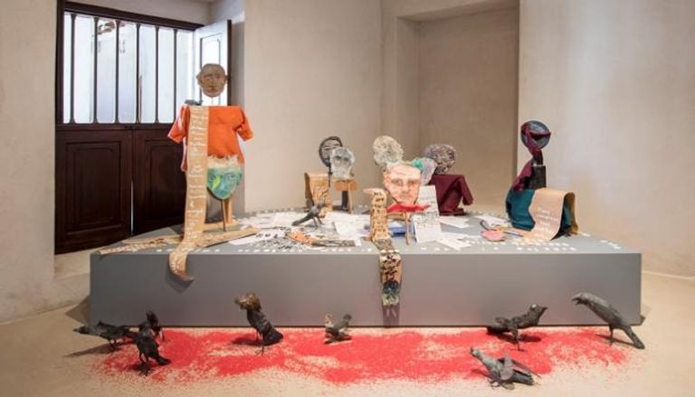 معرض لأعمال الفنانة آنا بوغيغيان في بيت السركال التراثي