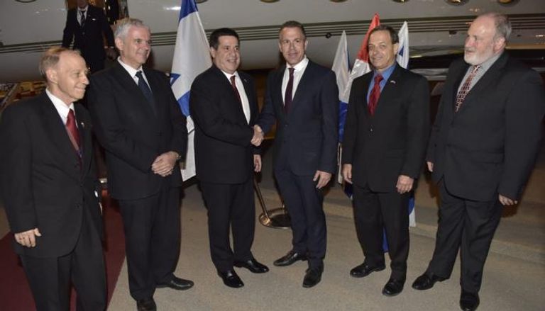 رئيس باراجاواي لدى وصوله إسرائيل لافتتاح السفارة