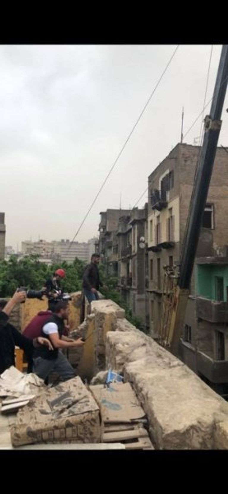 ياسر جلال ومحمد رياض في لقطة من مسلسل رحيم