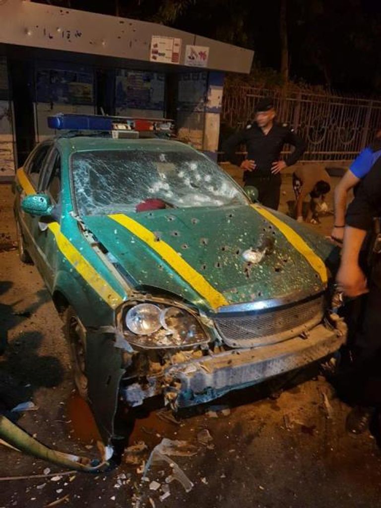 صورة من موقع الهجوم صورة من موقع الهجوم