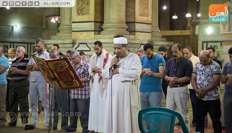 مسجد الرفاعي من الداخل 