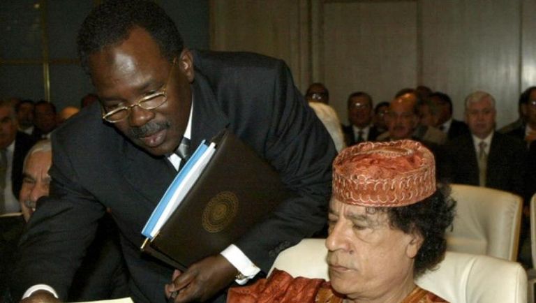 القذافي وساركوزي