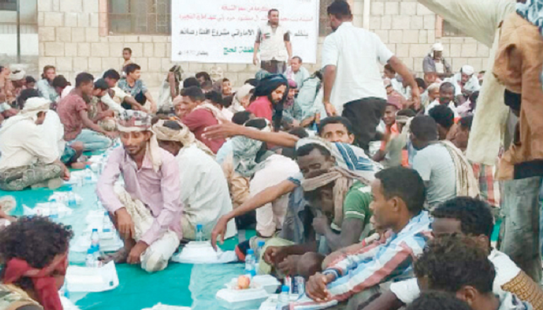 مشروع إفطار صائم في محافظة لحج