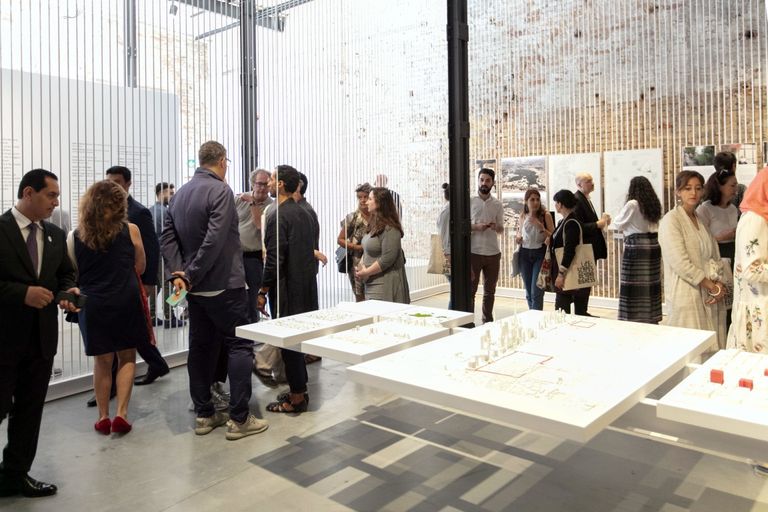 من افتتاح معرض جناح الإمارات في بينالي البندقية