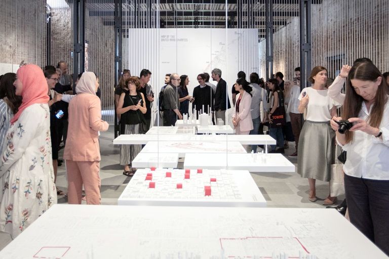 من افتتاح معرض جناح الإمارات في بينالي البندقية