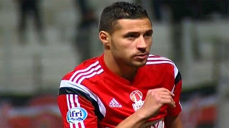 الجزائري يوسف بلايلي المنتخب الجزائري - أرشيفية
