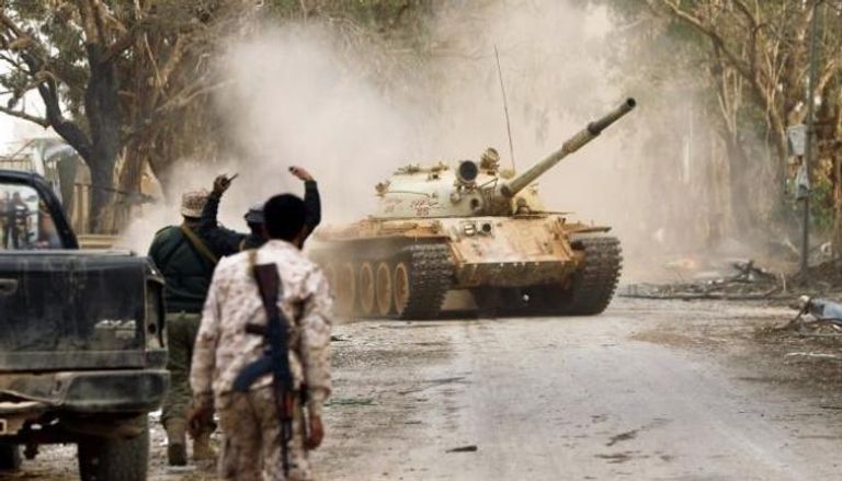 الجيش الليبي يتقدم في درنة