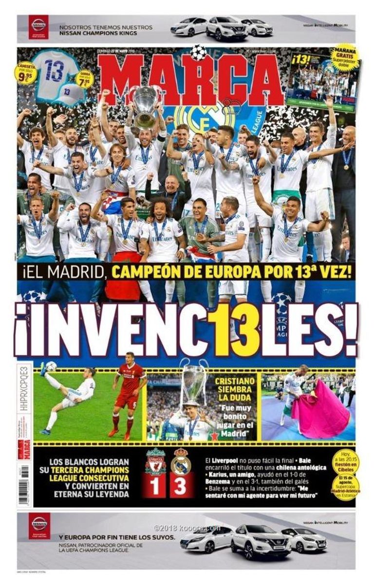 صحيفة ماركا فريق ريال مدريد