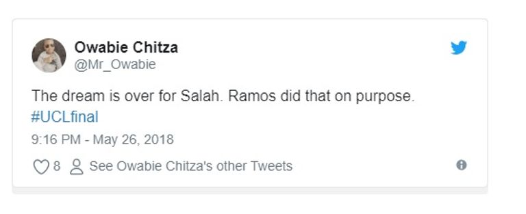 تغريدة جماهير ليفربول