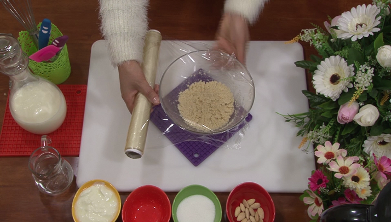 عصير الحليب باللوز