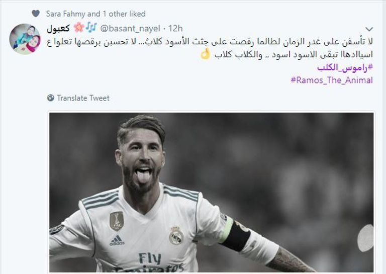 صورة مصطنعة تداولها النشطاء تعبيرا عن تضامنهم مع صلاح