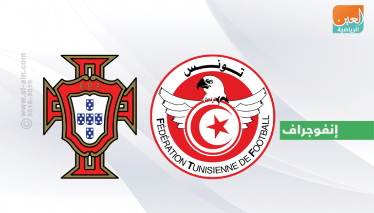 تونس ضد البرتغال 