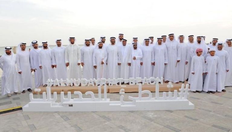 من افتتاح شاطئ جزيرة الحديريات في أبوظبي