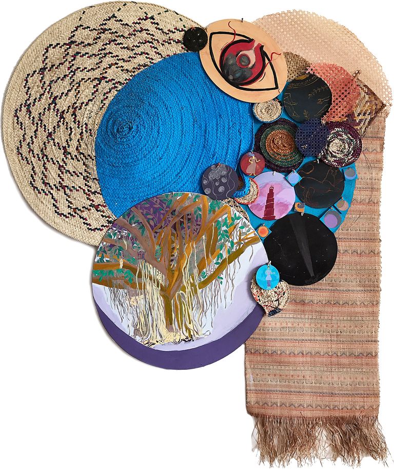 أحد أعمال الفنانة البرازيلية إليزابيث دورازيو