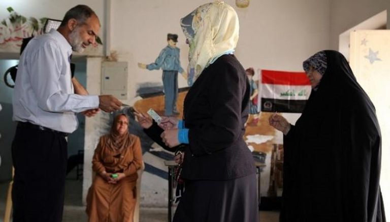 جانب من الانتخابات العراقية