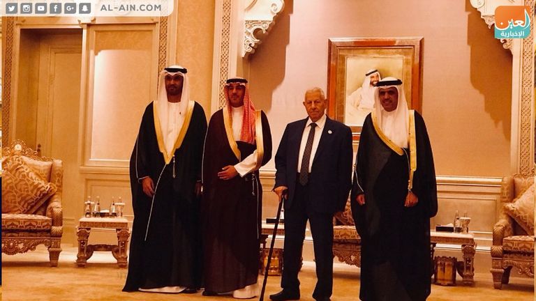 وزراء إعلام الدول الداعية لمكافحة الإرهاب جانب من اجتماع وزراء إعلام الدول العربية الداعية لمكافحة الإرهاب