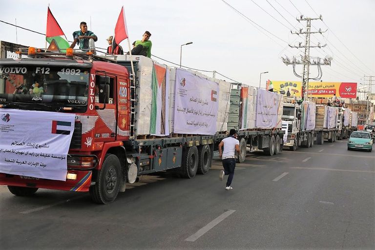 مؤسسة خليفة الإنسانية تنفذ مشروع إفطار صائم في غزة